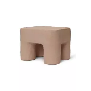 ferm LIVING scaun Podo Stool culoarea roz imagine