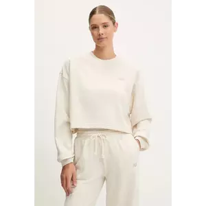 New Balance bluză culoarea bej, uni, WT51514LIN imagine