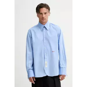 BLUEMARBLE cămașă din bumbac cu guler clasic, relaxed, SH41.PO26A25 imagine