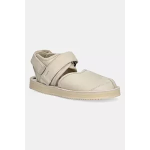 Suicoke sandale din nubuc BITA-2-L culoarea bej, BITA-2-L imagine