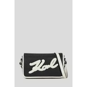 Karl Lagerfeld poșetă culoarea negru, A3W30026 imagine