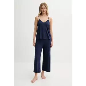 Dkny pijama culoarea bleumarin, YI80047 imagine