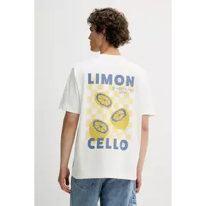 Marc O'Polo tricou din bumbac culoarea alb, cu imprimeu, 5000007263 imagine