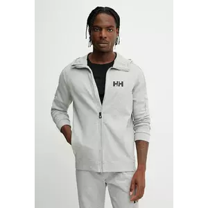 Helly Hansen hanorac TECH SWEAT culoarea gri, cu glugă, melanj, 34498 imagine