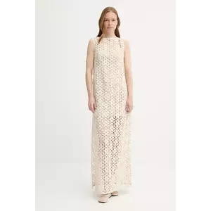 Alohas rochie Arum culoarea bej, maxi, drept, R100811 imagine