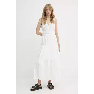Morgan rochie culoarea alb, maxi, evazați, RASKA imagine