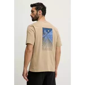 Salewa tricou sport Eagle Sunset culoarea bej, uni, 00.0000029150 imagine