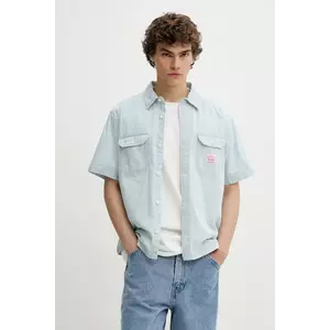 Levi's cămașă din bumbac SS DALTON WORKER WW cu guler clasic, relaxed, 001TA imagine
