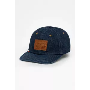 Levi's șapcă de baseball din denim culoarea bleumarin, cu imprimeu, 000A9-0005 imagine