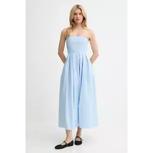 Answear Lab rochie din bumbac maxi, evazată imagine