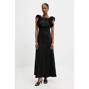 Answear Lab rochie culoarea negru, maxi, evazată imagine