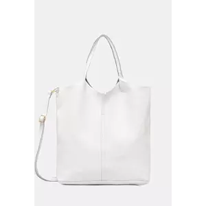 Answear Lab poseta de piele culoarea alb imagine