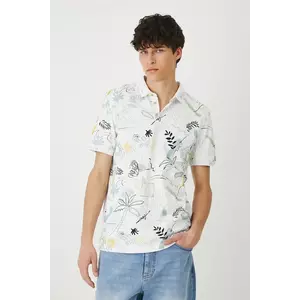 Medicine tricou polo culoarea alb, modelator imagine