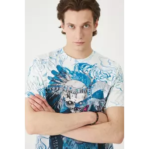 Medicine tricou din bumbac culoarea alb, modelator imagine