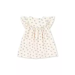 Konges Sløjd rochie COCO DRESS GOTS culoarea alb, mini, evazați, KS103059 imagine