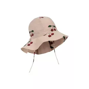 Konges Sløjd pălărie ELIN SUN HAT GOTS culoarea roz, bumbac, KS103077 imagine