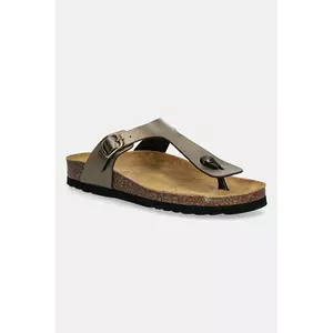 Scholl șlapi NICOLE culoarea maro, cu toc plat, F321771010 imagine