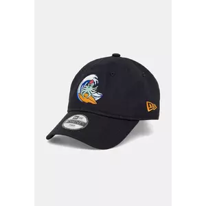 New Era șapcă de baseball din bumbac NEW ERA culoarea negru, cu imprimeu, 60667532 imagine