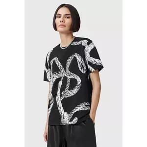 AllSaints tricou din bumbac HALYARD culoarea negru, W153JC imagine