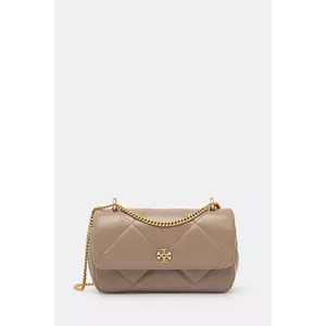 Tory Burch poșetă de piele Kira Diamond Quilt culoarea maro, 154710-250 imagine