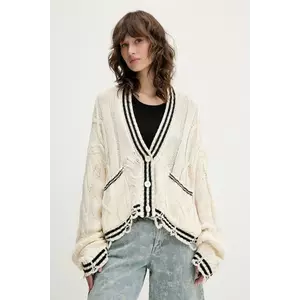 The Ragged Priest cardigan culoarea bej, light, RPSS251059KW imagine