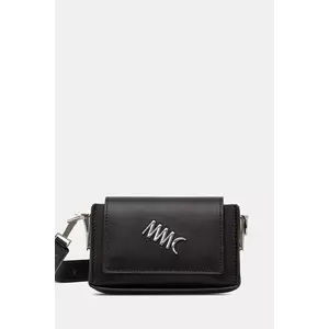MMC STUDIO poșetă de piele culoarea negru, MERCURIO imagine
