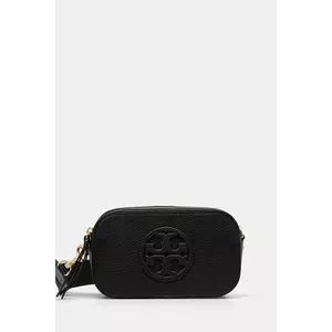 Tory Burch poșetă de piele Miller culoarea negru, 171956-001 imagine