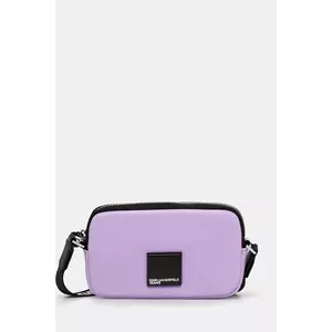 Karl Lagerfeld Jeans poșetă culoarea violet, A3W30204 imagine