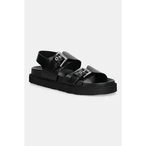 Jonak sandale de piele LAGO culoarea negru, 1000041 imagine