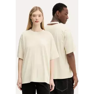 CAMPERLAB tricou culoarea bej, uni, AU00035.003 imagine