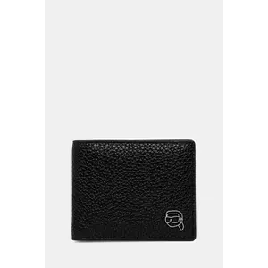 Karl Lagerfeld portofel K/ICON culoarea negru, A3M32056 imagine