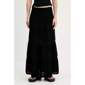 Superdry fustă culoarea negru, maxi, evazați, W7210351A-02A imagine