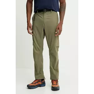 Columbia pantaloni de exterior Skien Valley culoarea verde, 2123354 imagine