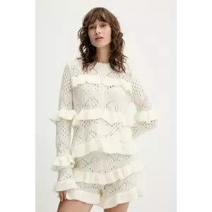 The Ragged Priest cardigan culoarea bej, light, RPSS251079KW imagine