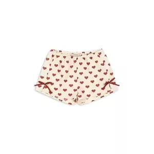 Konges Sløjd pantaloni scurți AVA SLIT SHORTS GOTS culoarea roz, KS103074 imagine