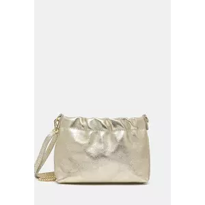 Answear Lab poseta de piele culoarea auriu imagine