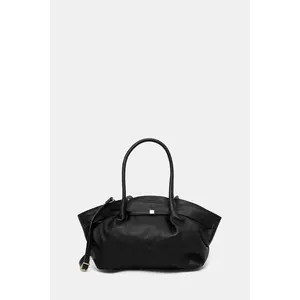 Answear Lab poseta de piele culoarea negru imagine