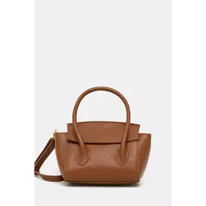 Answear Lab poseta de piele culoarea maro imagine