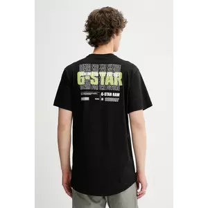 G-Star tricou din bumbac culoarea negru, uni, D26043-C372 imagine