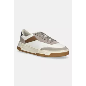 BOSS sneakers din piele Baltimore culoarea bej, 50548705 imagine