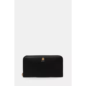 Bally portofel de piele femei, culoarea negru, WLL00C imagine