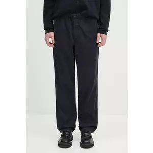 Norse Projects pantaloni Ezra Light Stretch culoarea bleumarin, cu fason chinos, N25.0369.7004 imagine