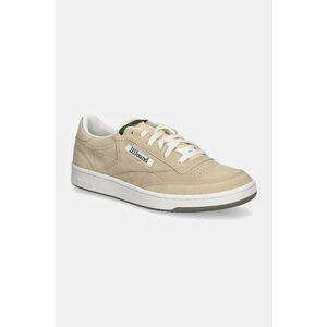 Reebok LTD sneakers din piele intoarsă Club C 85 culoarea bej, RMIA04VC99LEA0036101 imagine
