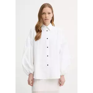 AERON cămașă HALEY culoarea bej, cu guler clasic, relaxed, SH191471 imagine