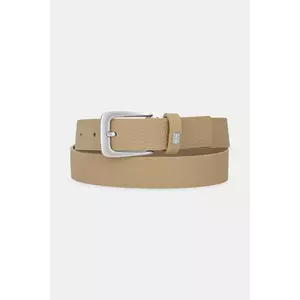 Tommy Jeans curea de piele culoarea verde, AW0AW17586 imagine