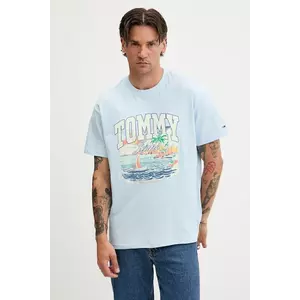 Tommy Jeans tricou din bumbac cu imprimeu, DM0DM21867 imagine
