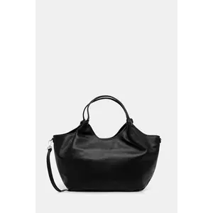 Answear Lab poseta de piele culoarea negru imagine