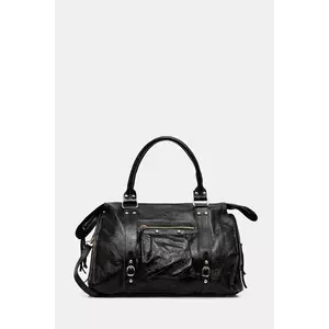 Answear Lab poseta de piele culoarea negru imagine