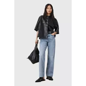 AllSaints blugi din bumbac BROOKLYN high waist, W061EC imagine