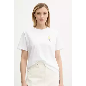 Samsoe Samsoe tricou din bumbac SACAMINO culoarea alb, F25200025 imagine
